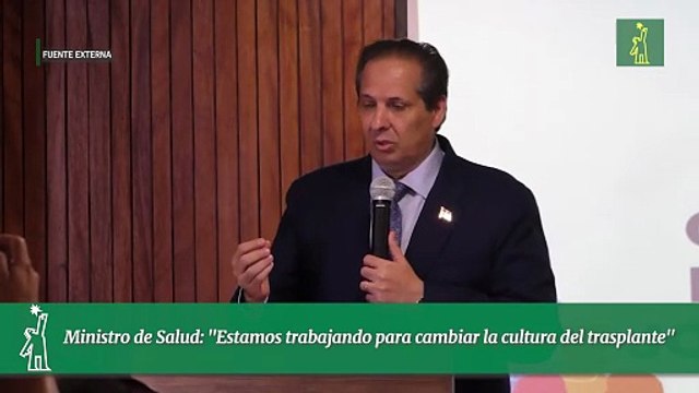 Ministro de Salud: Estamos trabajando para cambiar la cultura del trasplante