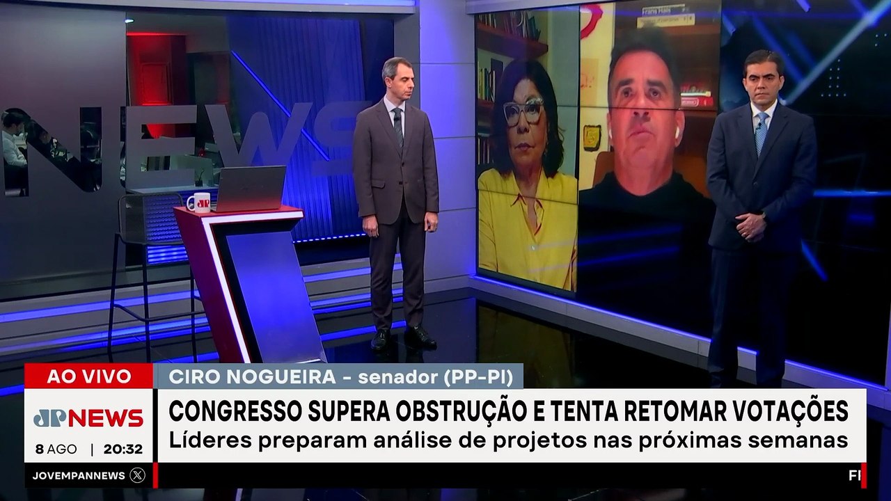 LULA DEBOCHA DO NÍVEL DOS POLÍTICOS E MOTTA NÃO DEVE VOTAR ANISTIA | JORNAL JOVEM PAN - 08/08/2025