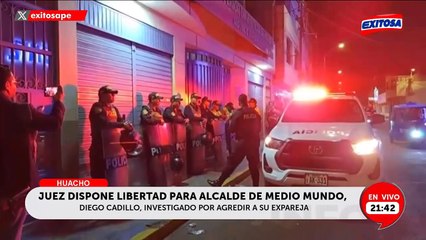 LO ÚLTIMO: Juez dispuso libertad contra el alcalde de medio mundo Diego Cadillo, por agredir a su pareja