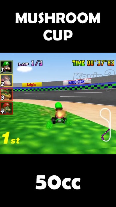 Mario Kart 64 (N64) | 50cc - Mushroom Cup - Round 1 #MarioKart64 #MarioKart #Nintendo64 #Gameplay #gamer #n64