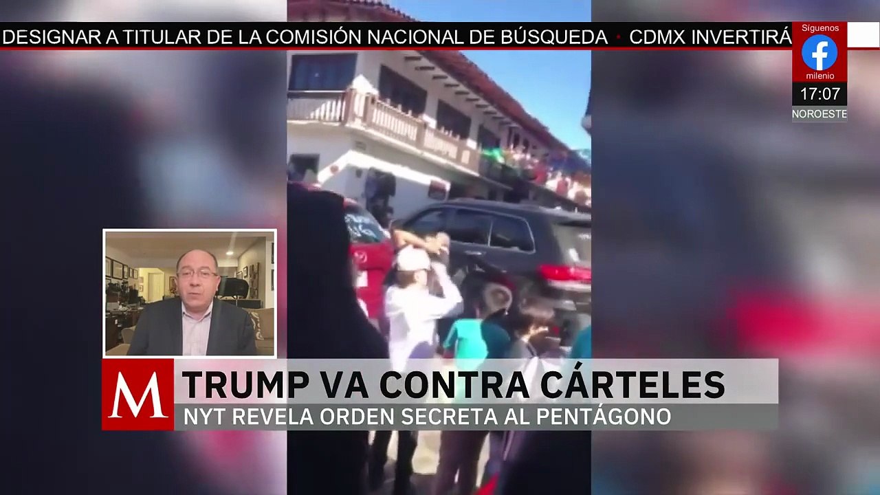 El presidente Donald Trump va contra los cárteles mexicanos