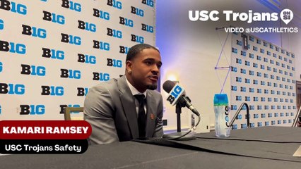 USC Trojans Safety Kamari Ramsey discusses how the teams discipline has increased