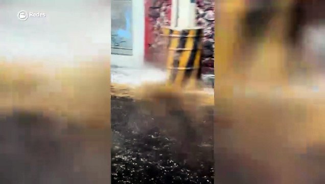 Videos | Granizada y fuertes lluvias dejan inundaciones en Coyoacán y Tlalpan -2