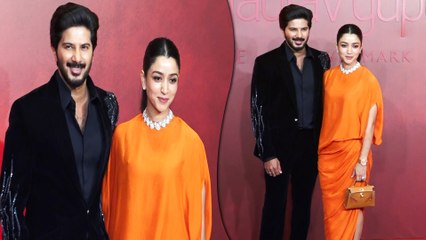 Pan-India Star Dulquer Salmaan Steals The Spotlight With Wife Amaal At Bridal Couture Collection Launch