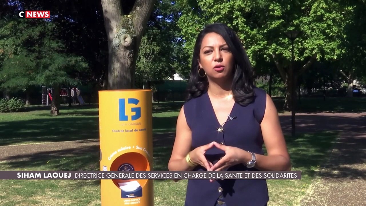 Alerte Canicule : En raison de la chaleur et du soleil, Livry-Gargan  met en place des bornes de crème solaire gratuites