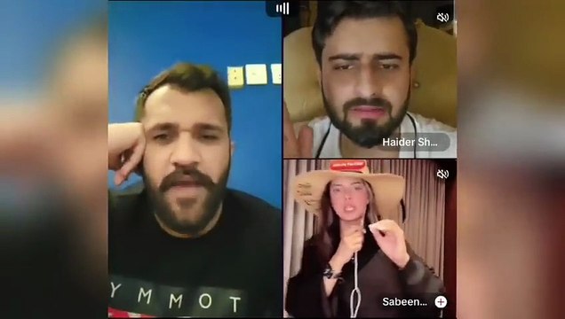 Sebeena Ny Haider Ki Leak Video Ka Mazak Banya Or Maan Dogar Ny Haider Ko Khussra Kaha Haider - Haider Tiktok Live (480p, h264)