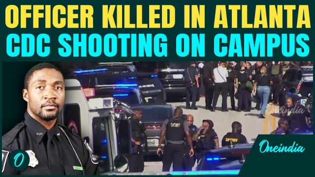 Atlanta CDC Shooting Sparks Campus Lockdown|Officer KILLED in Gunfire, Students Flee for Lives