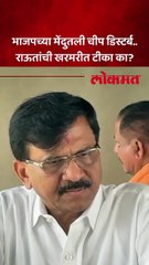 भाजपच्या मेंदुतली चीप डिस्टर्ब.. राऊतांची खरमरीत टीका का?