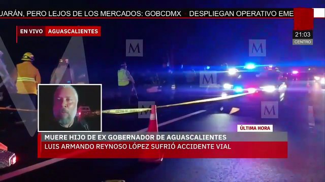 Hijo del exgobernador de Aguascalientes muere en accidente vial | Elisa Alanís, 8 de agosto de 2025