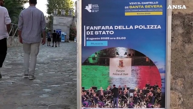Concerto della Fanfara della polizia di Stato al castello di Santa Severa