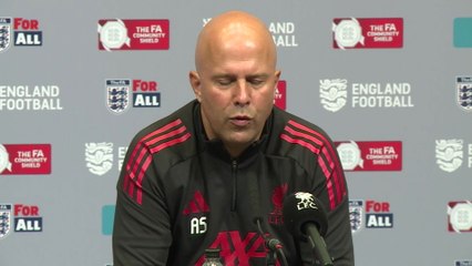 Liverpool manager Arne Slot reflects on their FA Community Shield loss to Crystal Palace