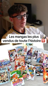 Les mangas les plus vendus au monde #manga #mangas #classement