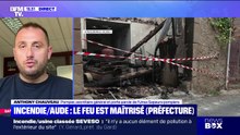 Canicule: "notre tenue n'est pas respirante et on peut avoir des coups de chaleur", explique Anthony Chauveau, pompier