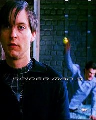 If you pay attention in Spider-Man 3