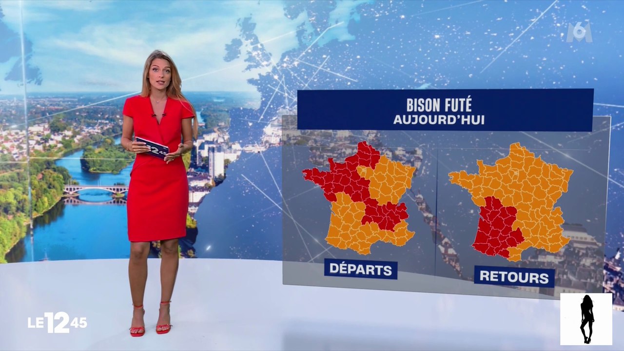 Romane Binckly – M6 – 8 9 et 10 août 2025 : Canicule, records de chaleur et perturbations