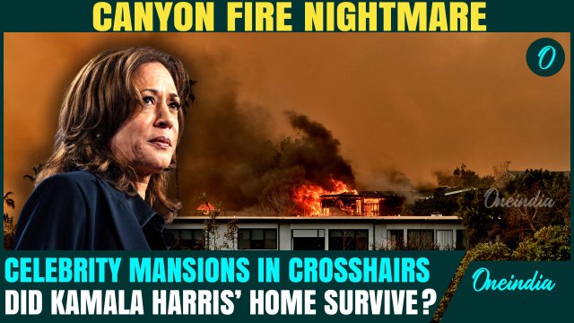 Harris’ Home Burnt to Ashes in Last LA Wildfires?|Canyon Fire Creeps Too Close to Celebrity Mansions