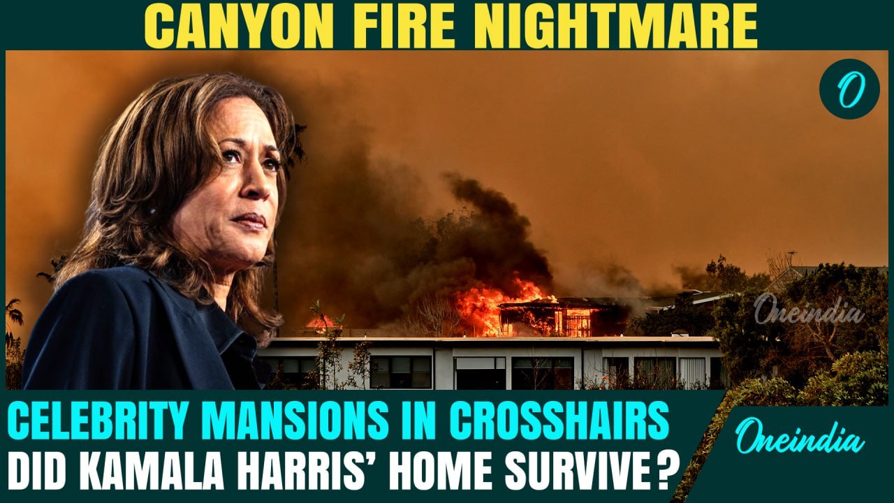 Harris’ Home Burnt to Ashes in Last LA Wildfires?|Canyon Fire Creeps Too Close to Celebrity Mansions