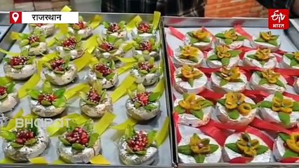 जोधपुर में रक्षाबंधन के मौके पर राखी के आकार की मिठाई, ड्रायफ्रूट स्वीट्स का भी क्रेज