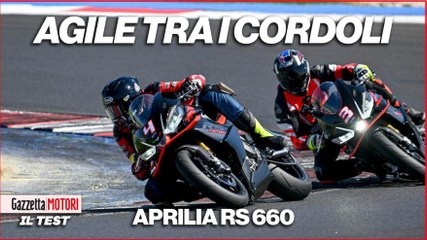 Aprilia RS 660 Factory: facile da guidare e veloce in pista