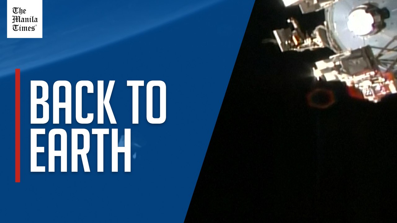 NASA Crew-10 astronauts depart space station after five-month mission