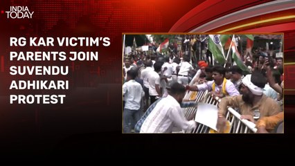 Protests rock Kolkata on RG Kar case anniversary, victim's parents join marches