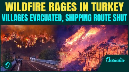 APOCALYPTIC SCENES in Turkey | Devastating Wildfire RAGES in Canakkale | Dardanelles Strait shut
