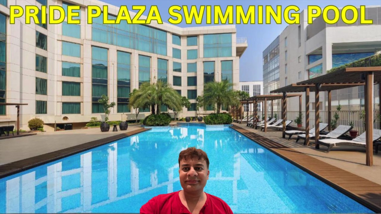 Hotel Pride Plaza SWIMMING POOL | Aerocity Delhi | Best Budget 5 Star Luxury Hotel | Nr IGI Airport 4K