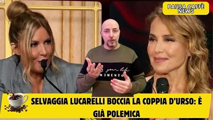Selvaggia Lucarelli boccia la coppia D’Urso è già polemica