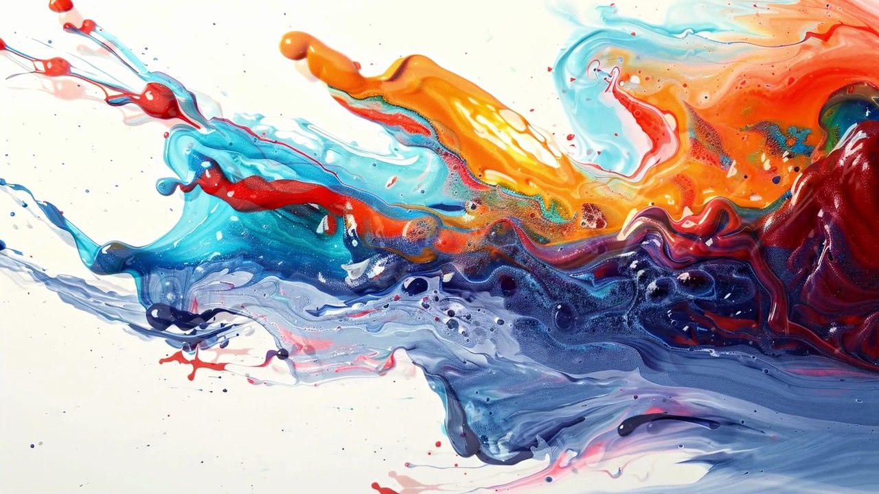 Abstract Fluid Acrylic¿Kunatsa uka pä nayranakamajj walja jach  ¿Kunatsa uka pä nayranakamajj walja jach Returning to this house, looking back at Returning to this house, looking back at Xəyalım u