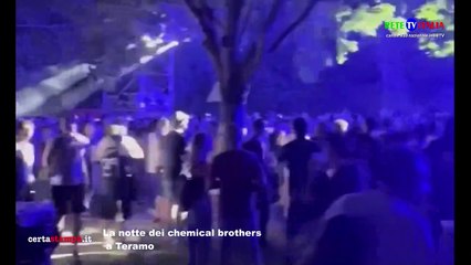 La notte dei chemical brothers a Teramo