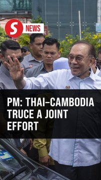 Thai-Cambodia peace deal a collective effort, says PM Anwar