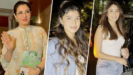 Raveena Tandon, Anjini Dhawan & Kritika Kamra Snapped In Bandra - Starry Dinner Dates