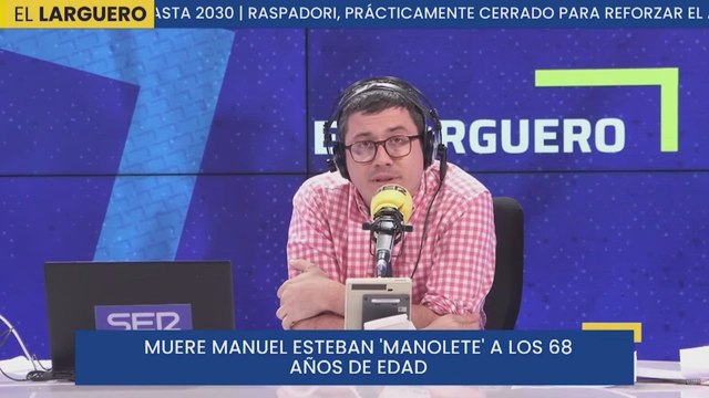 El gran homenaje de De la Morena a Manolete en El Larguero