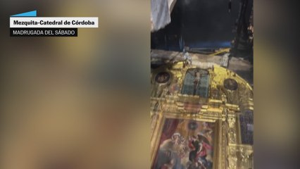 El techo de una capilla, colapsado