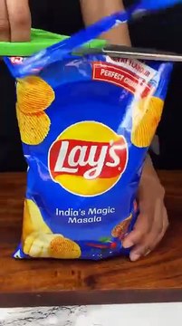 Healthy and tasty lays chat. لیز کا صحتمند اور مزیدار چاٹ