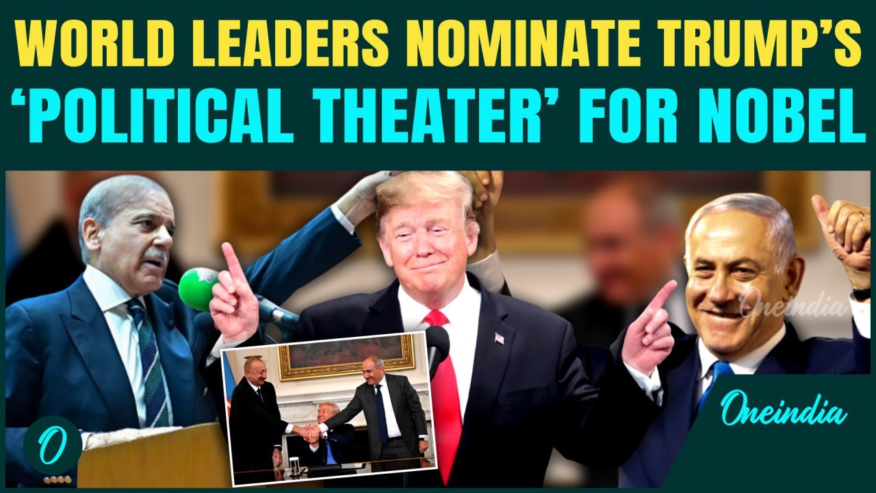 Trump’s Nobel Buzz EXPLODES As Armenia, Azerbaijan, Israel & Pak Unite In Global Peace Prize Push