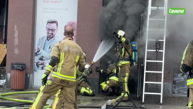 Le bourgmestre de Huy réagit suite à l'incendie dans le zoning de Ben-Ahin