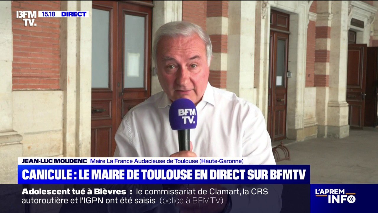 Canicule à Toulouse: "La transformation de la ville est un travail de longue haleine", explique Jean-Luc Moudenc, maire la ville