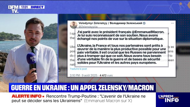 L’avenir de l’Ukraine ne peut se décider sans les Ukrainiens : Emmanuel Macron s'est entretenu avec Volodymyr Zelensky