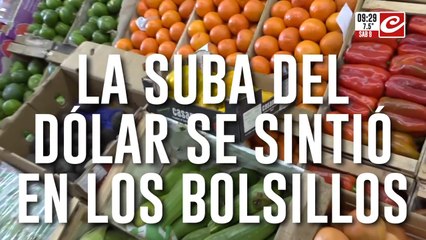Tras el aumento del dólar advierten fuerte aumento en el precio de los alimentos