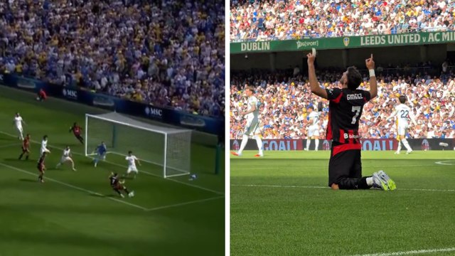 Santi Giménez regresa con AC Milan en modo goleador; el mexicano se estrena en pretemporada