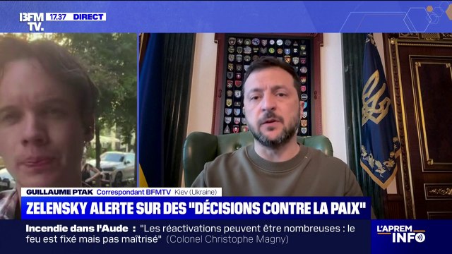 Rencontre Trump/Poutine: Volodymyr Zelensky alerte sur des décisions contre la paix