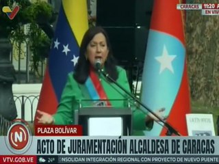 Alcaldesa Meléndez exhortó a todas las escalas de gobierno a trabajar unidas por Caracas