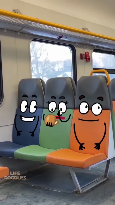 Life Doodles _ 3 seats 😂