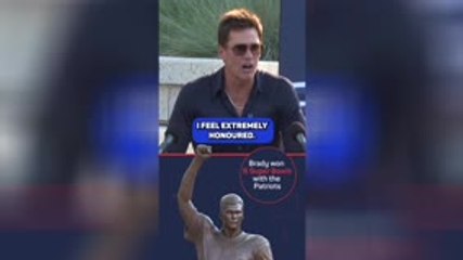 Patriots unveil statue of Tom Brady