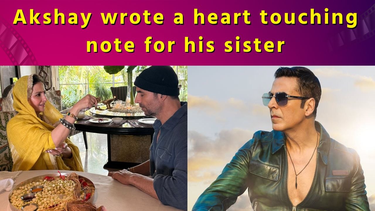 Akshay Kumar celebrates Raksha Bandhan with sister Alka, remembers his late mother