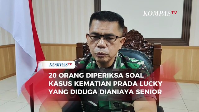 Kodam IX Udayana Sebut 20 Orang Diperiksa soal Kematian Anggota TNI Prada Lucky