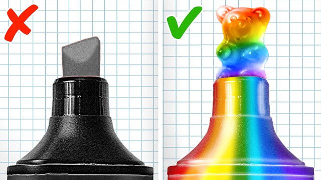 RICH VS BROKE SCHOOL HACKS || Smart Tips and Trick for Creative Students by 123GO! GOLD