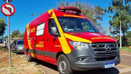 Motociclista fica ferida em acidente de trânsito no Alto Alegre