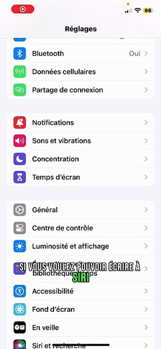 Écrire à Siri sur votre iPhone #ios #iphone #apple